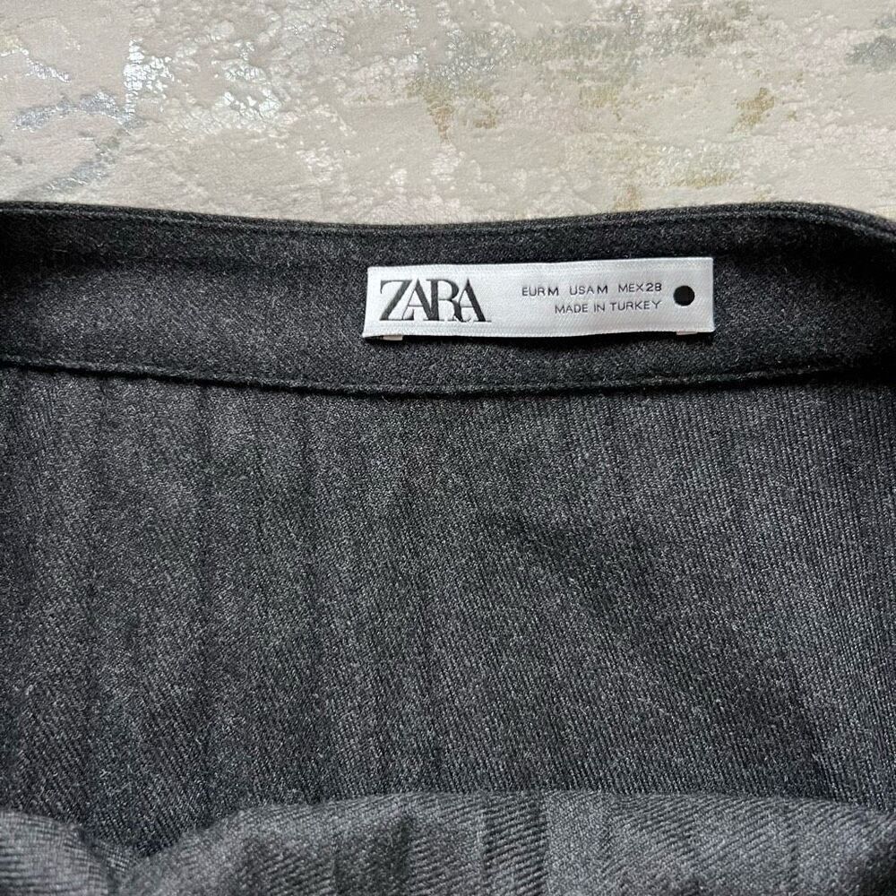 Zara Pleated Button Front Maxi Skirt Long School girl - Picture 3 of 10